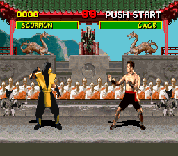 Mortal Kombat (Europe) (Beta) In game screenshot
